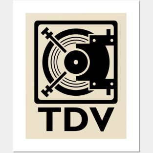 Avatar TDV Logo Black Posters and Art